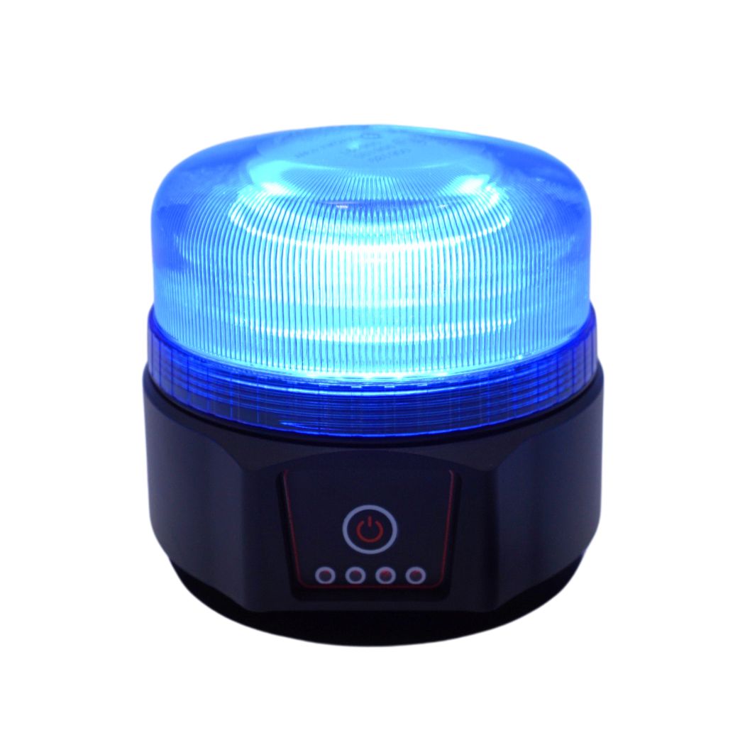 Gyrophare bleu magnétique avec télécommande