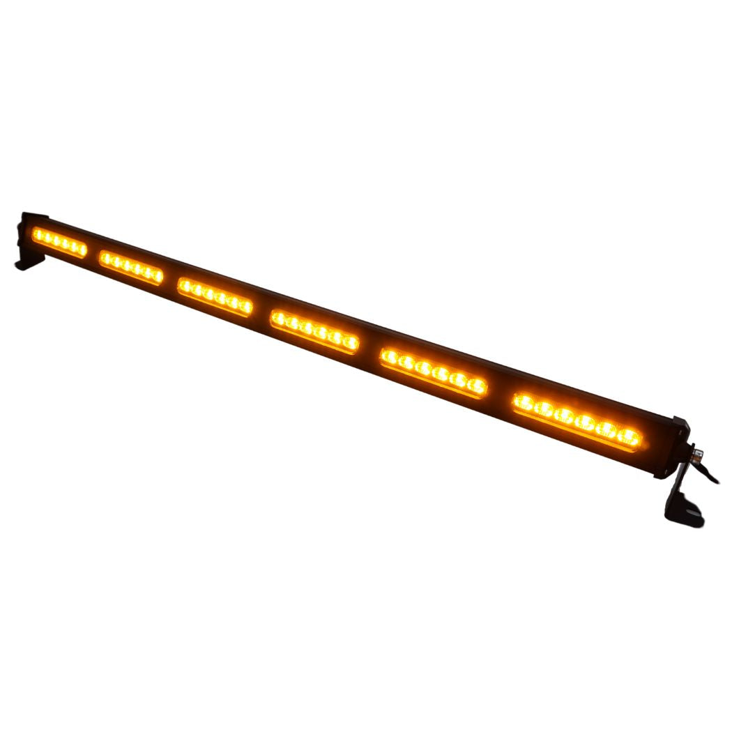 Rampe défilante à modules leds orange