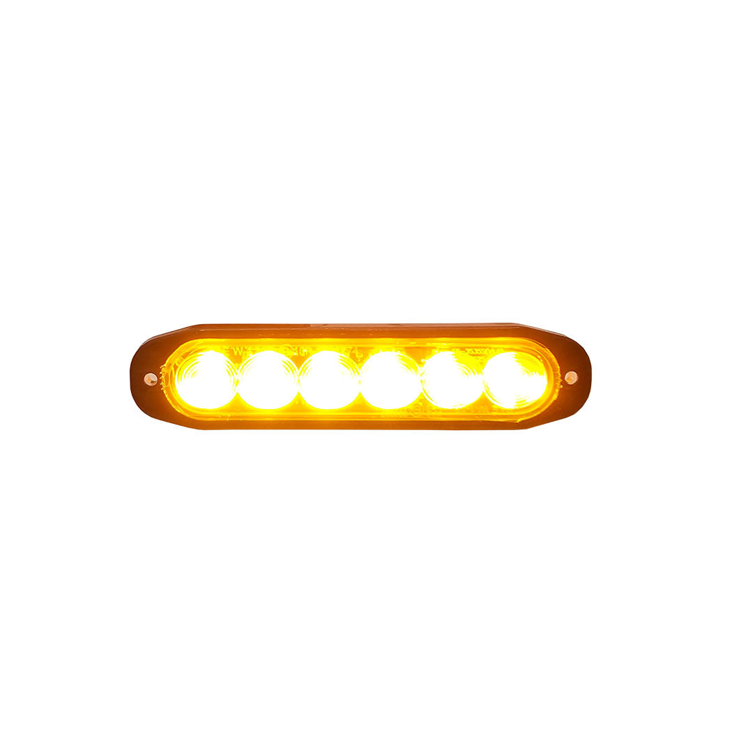 Feu flash extra plat 7 mm orange