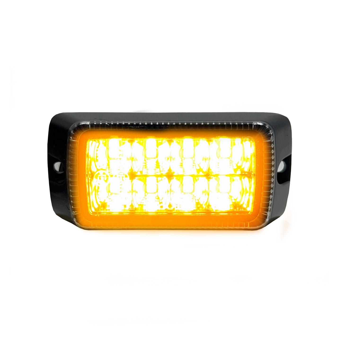 Feu de pénétration orange double rangée