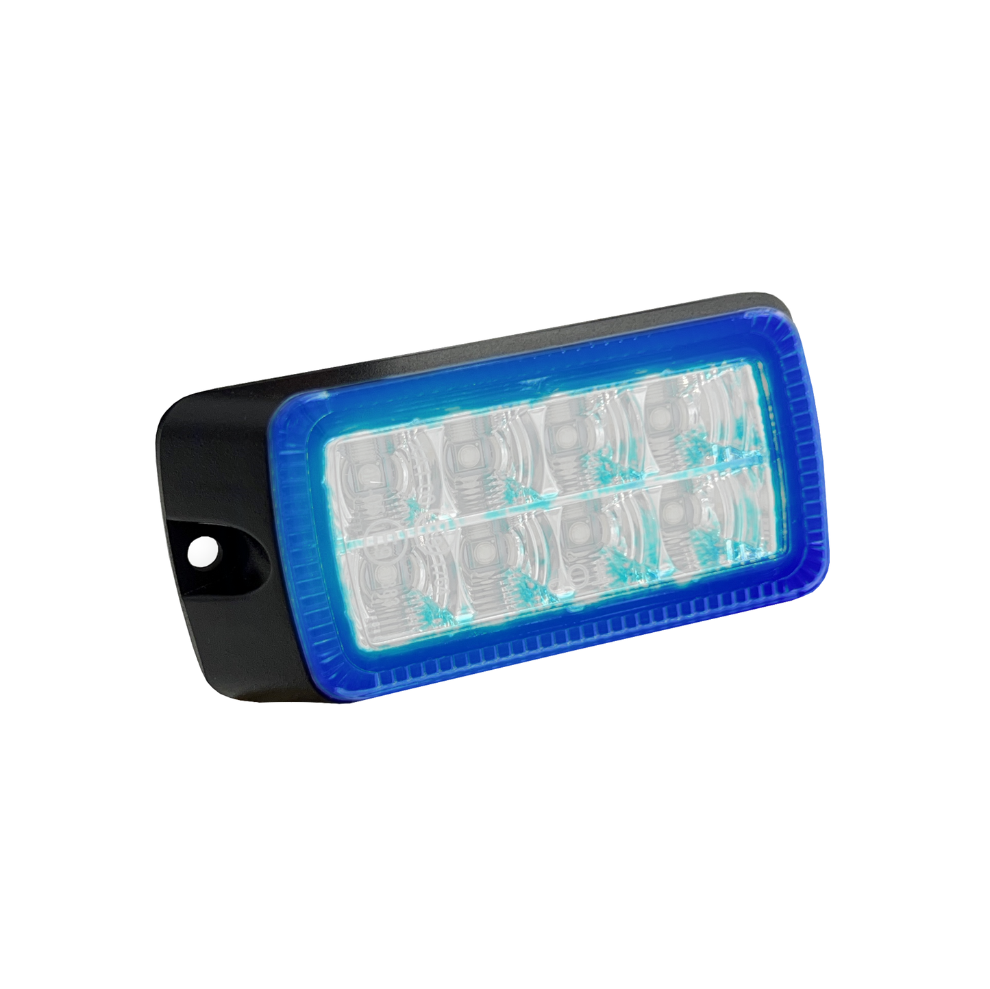Feu de pénétration bleu double rangée