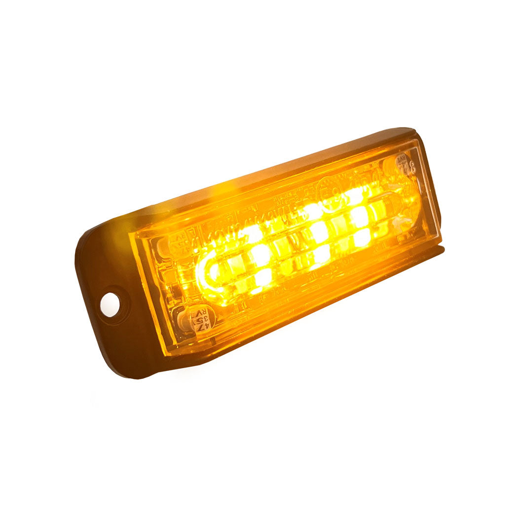 Feu à éclat led bicolore orange bleu