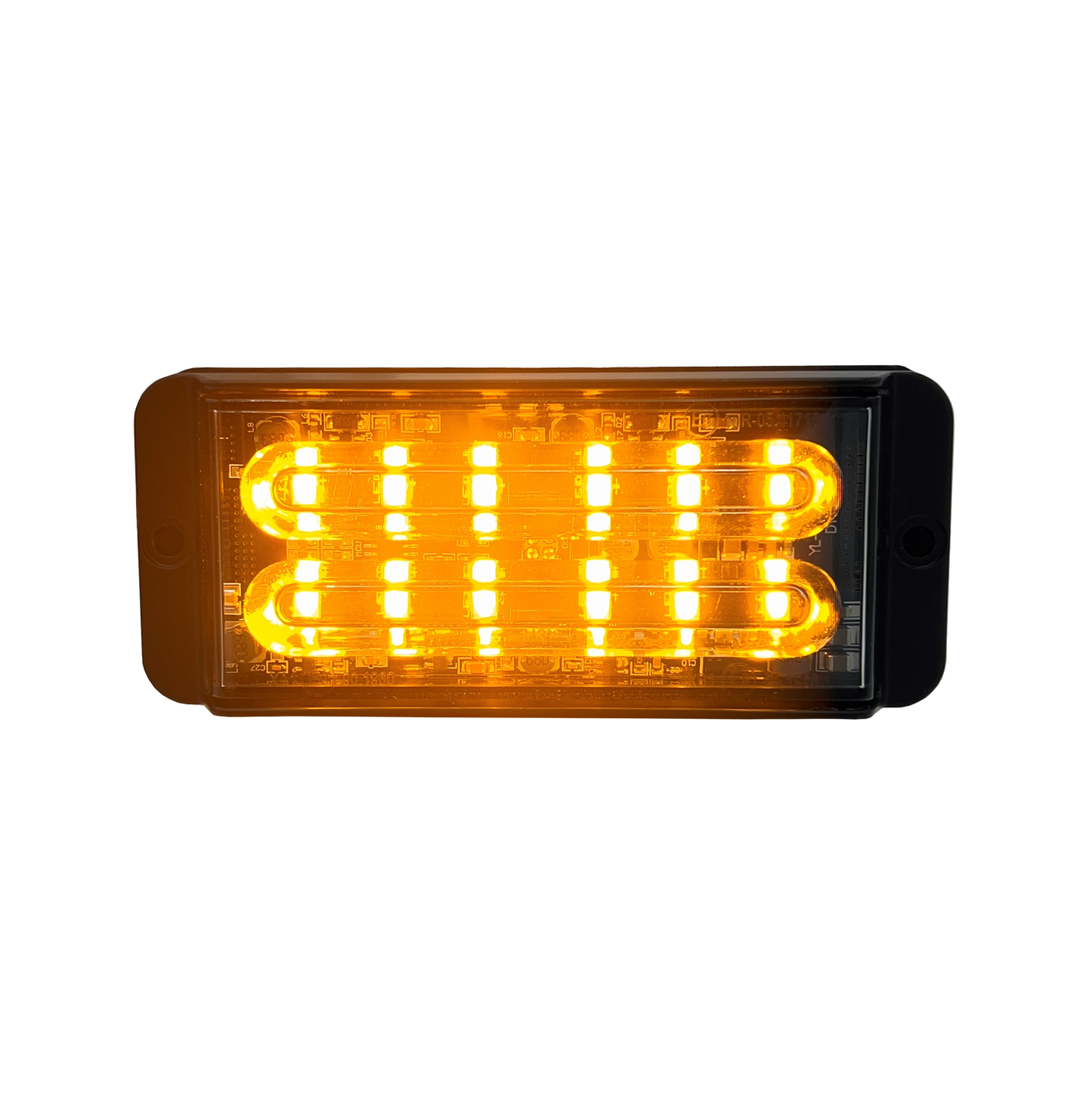Feu de pénétration orange 2 rangées de leds