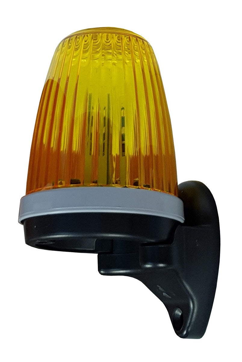 Feu flash pour portail orange