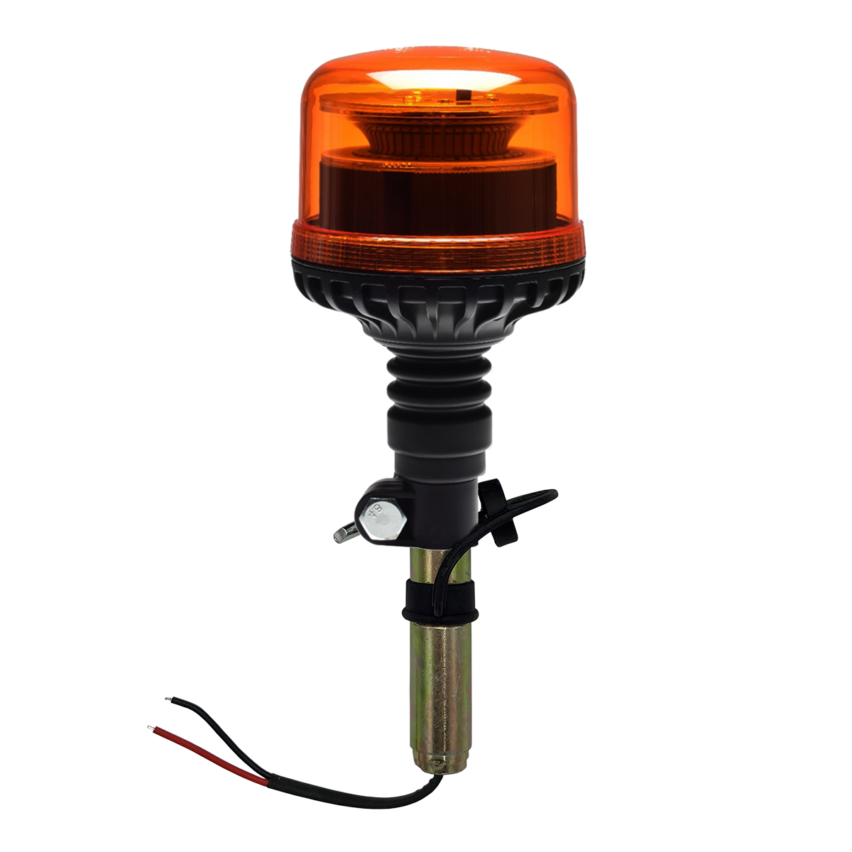 Gyrophare à leds orange sur hampe Classe 1
