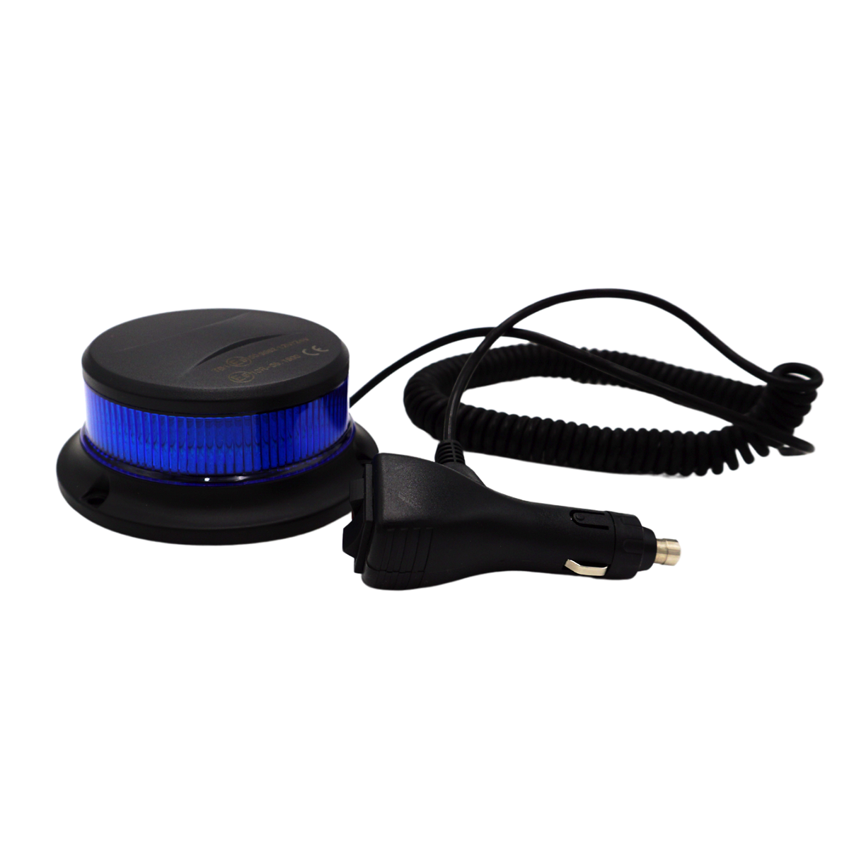 Gyrophare Led Extra plat à fixation magnétique bleu Classe 1