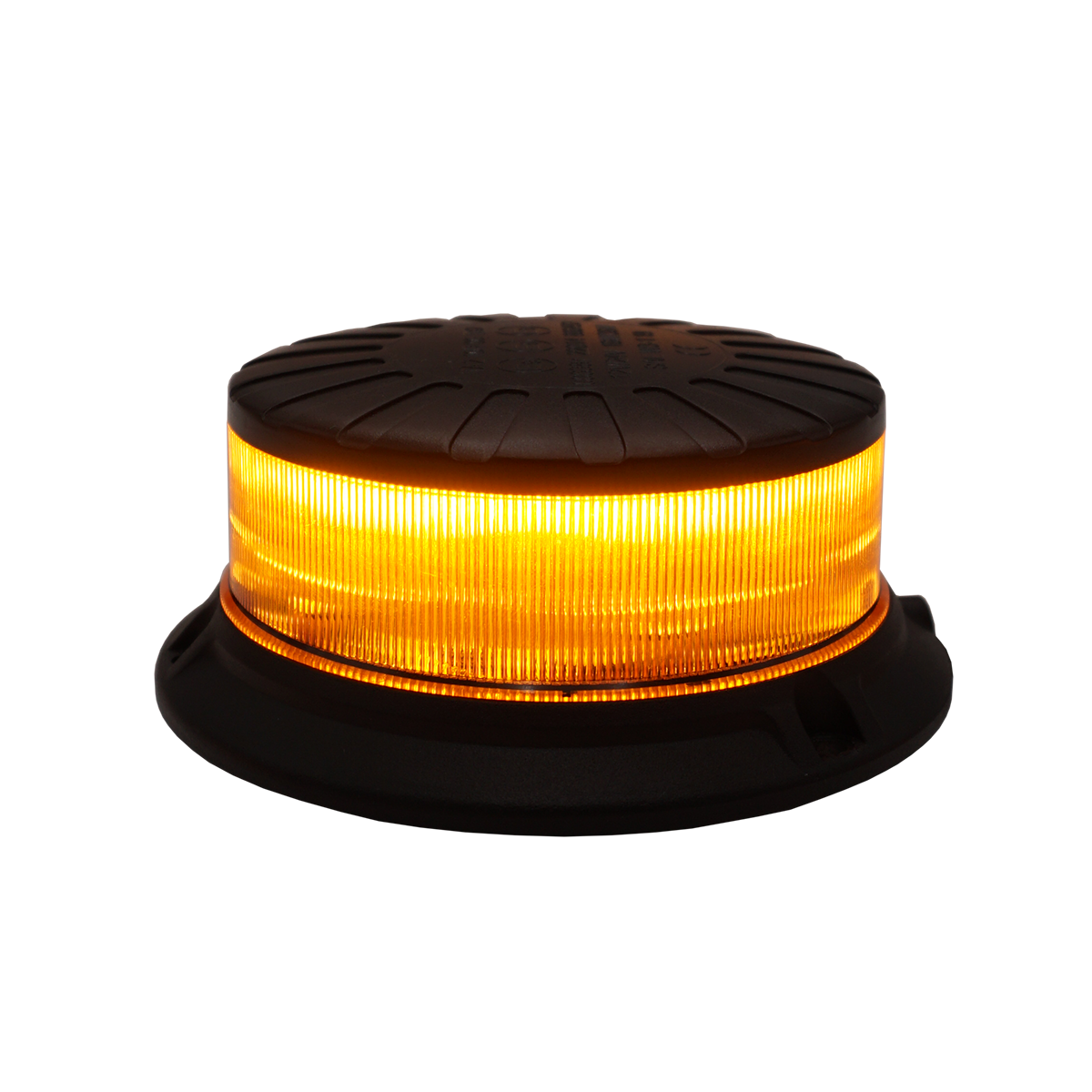 Gyrophare Led Extra plat à fixation magnétique orange Classe 2