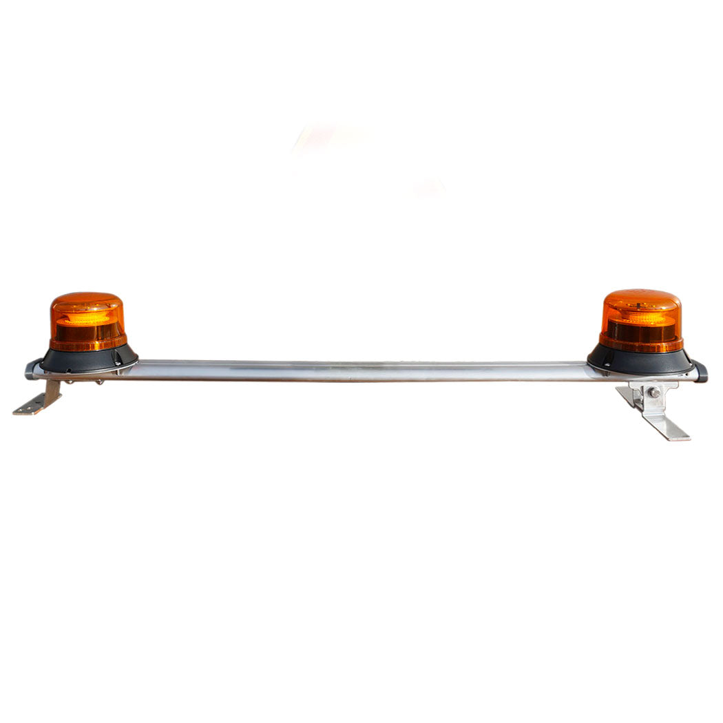 Barre "aéro" avec 2 gyrophares