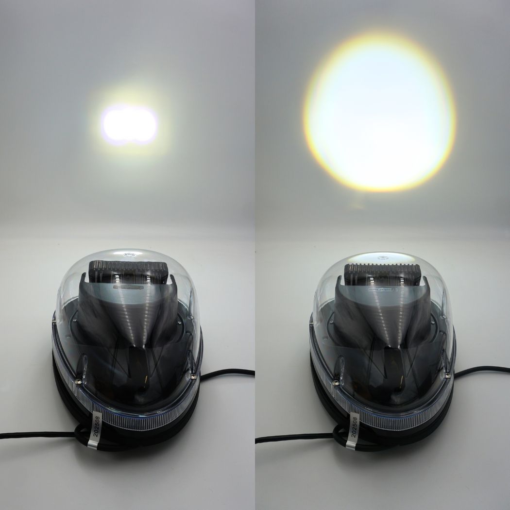 Projecteur de recherche rotatif magnétique