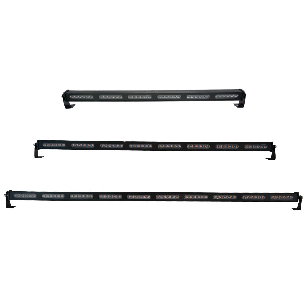 Rampe défilante à modules leds orange