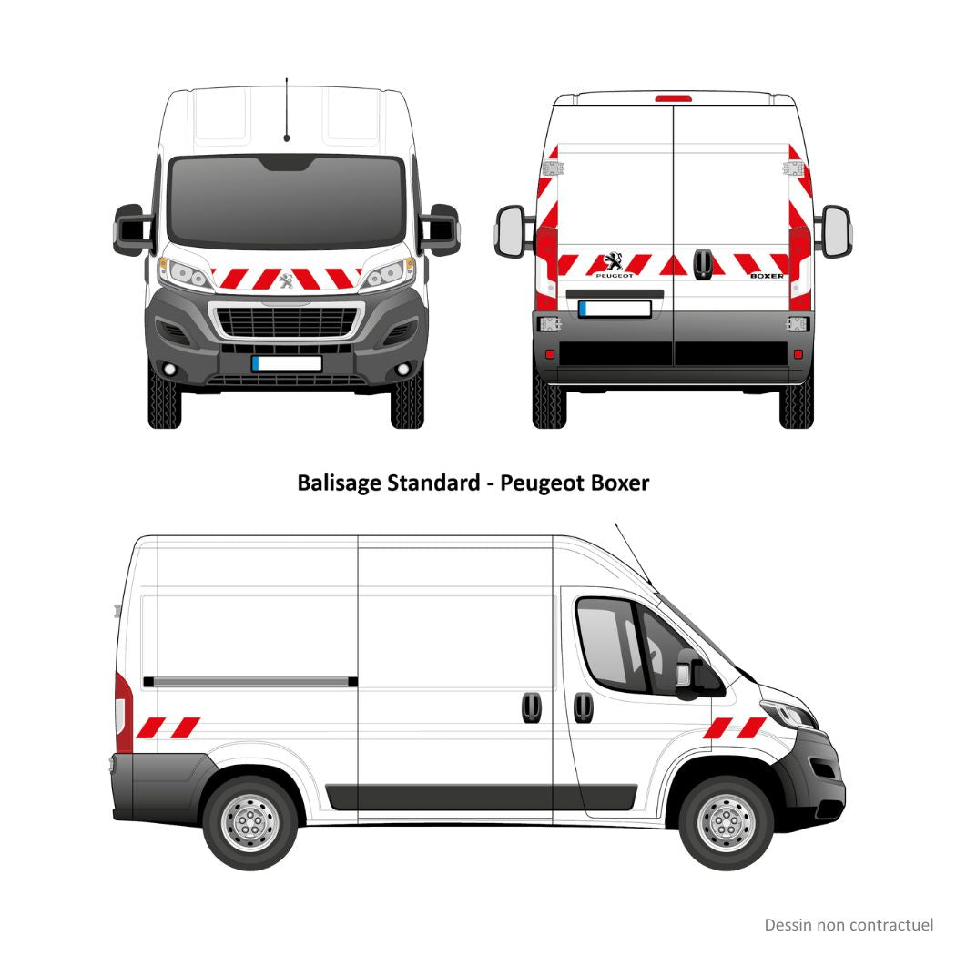 Kit balisage pré-découpé pour Boxer