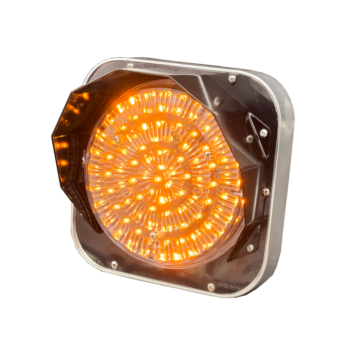 Feu simple Led 200mm mode flash à caisson plat