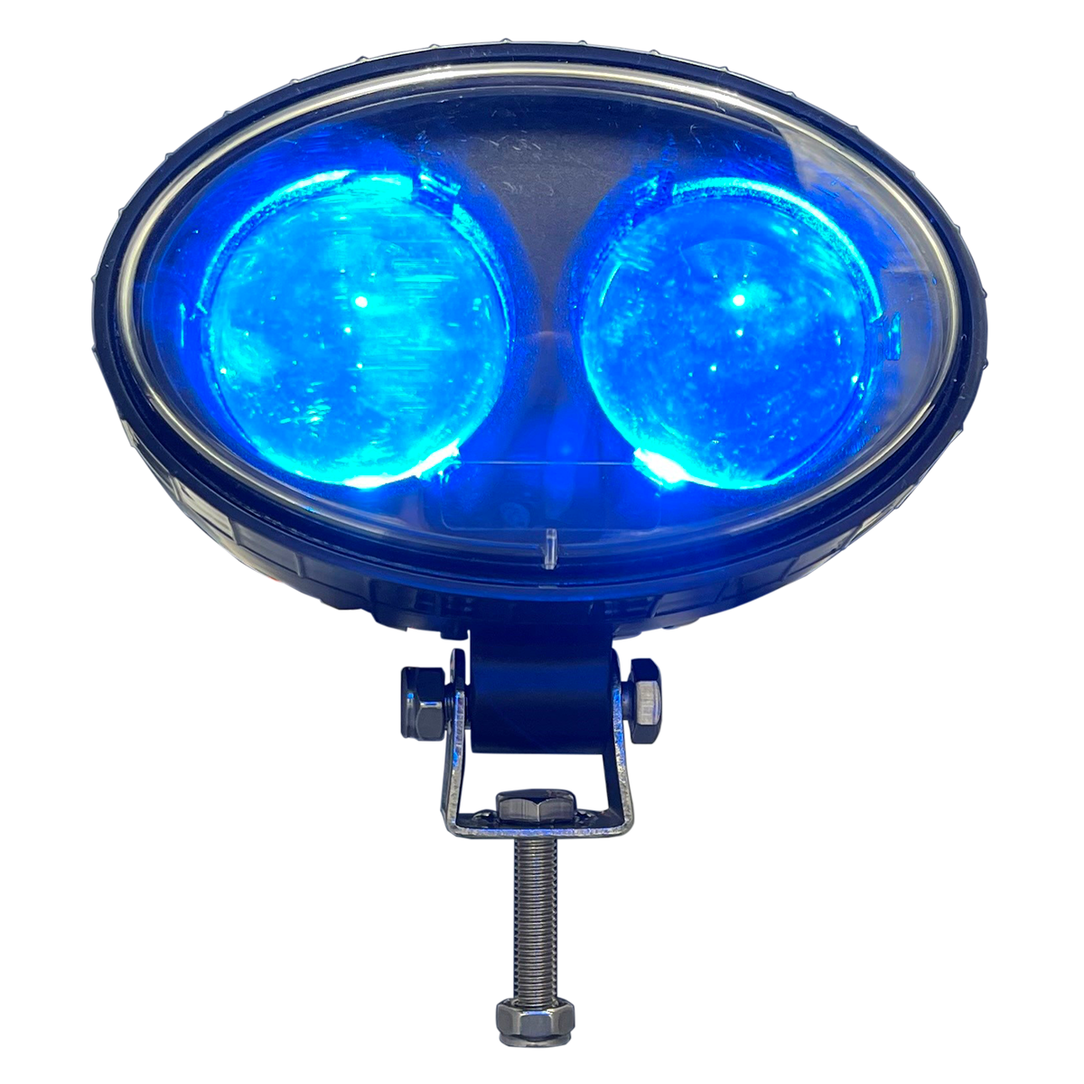 Feu pour chariot bleu forme rectangle - bluespot