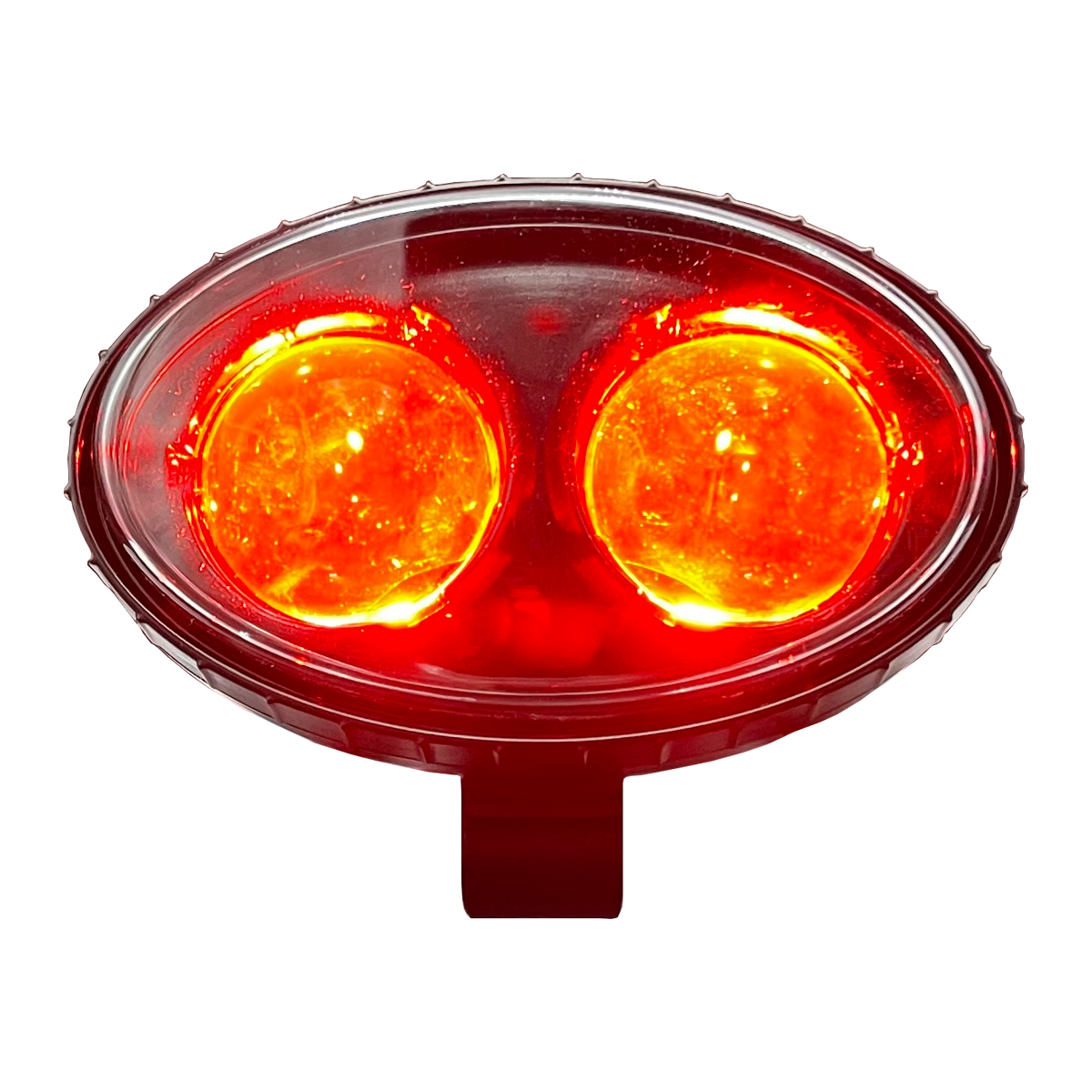 Feu pour chariot rouge forme rectangle - redspot