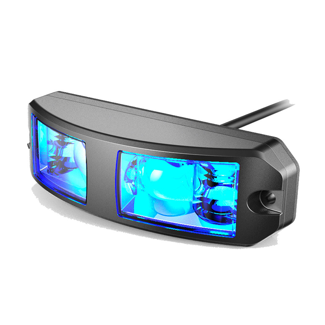 Feux pénétrants grand angle bleu