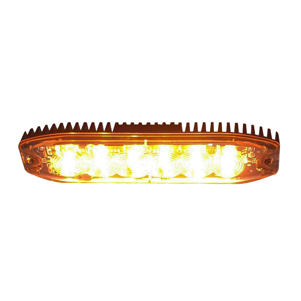 Feu pénétrant 6 leds oranges Classe 2