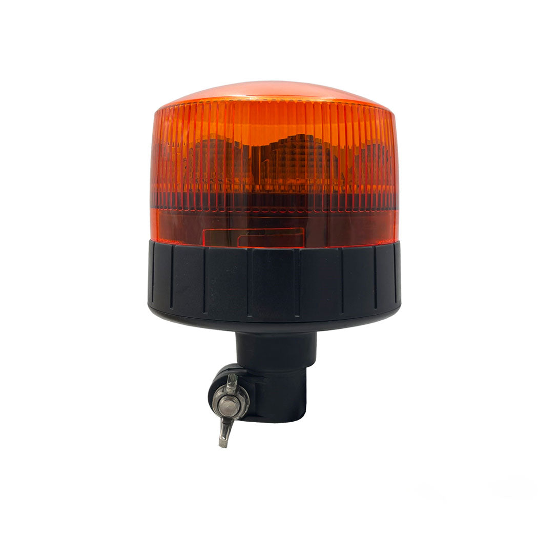 Gyrophare à leds orange sur hampe
