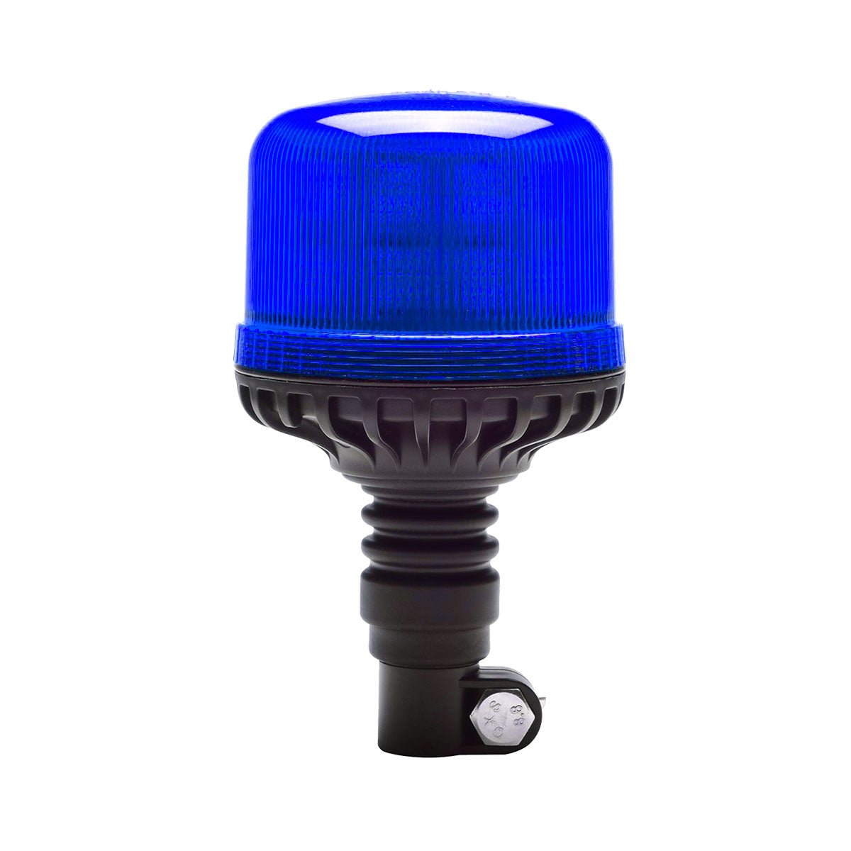 Gyrophare à leds bleu sur hampe