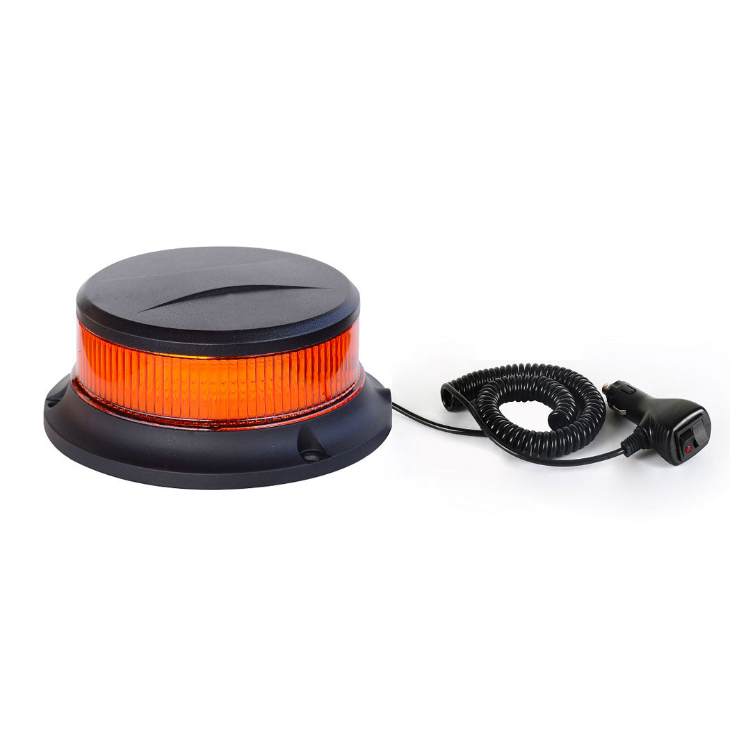 Gyrophare magnétique Led mode Flash type R65 orange