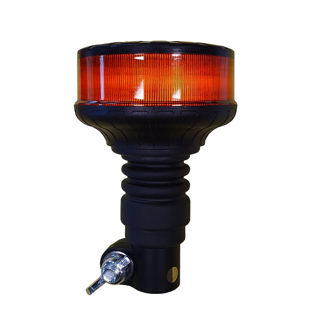 Gyrophare Led extra plat sur hampe orange