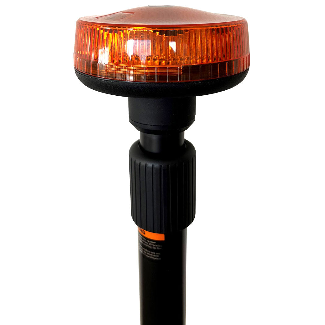 Gyrophare pour moto sur hampe