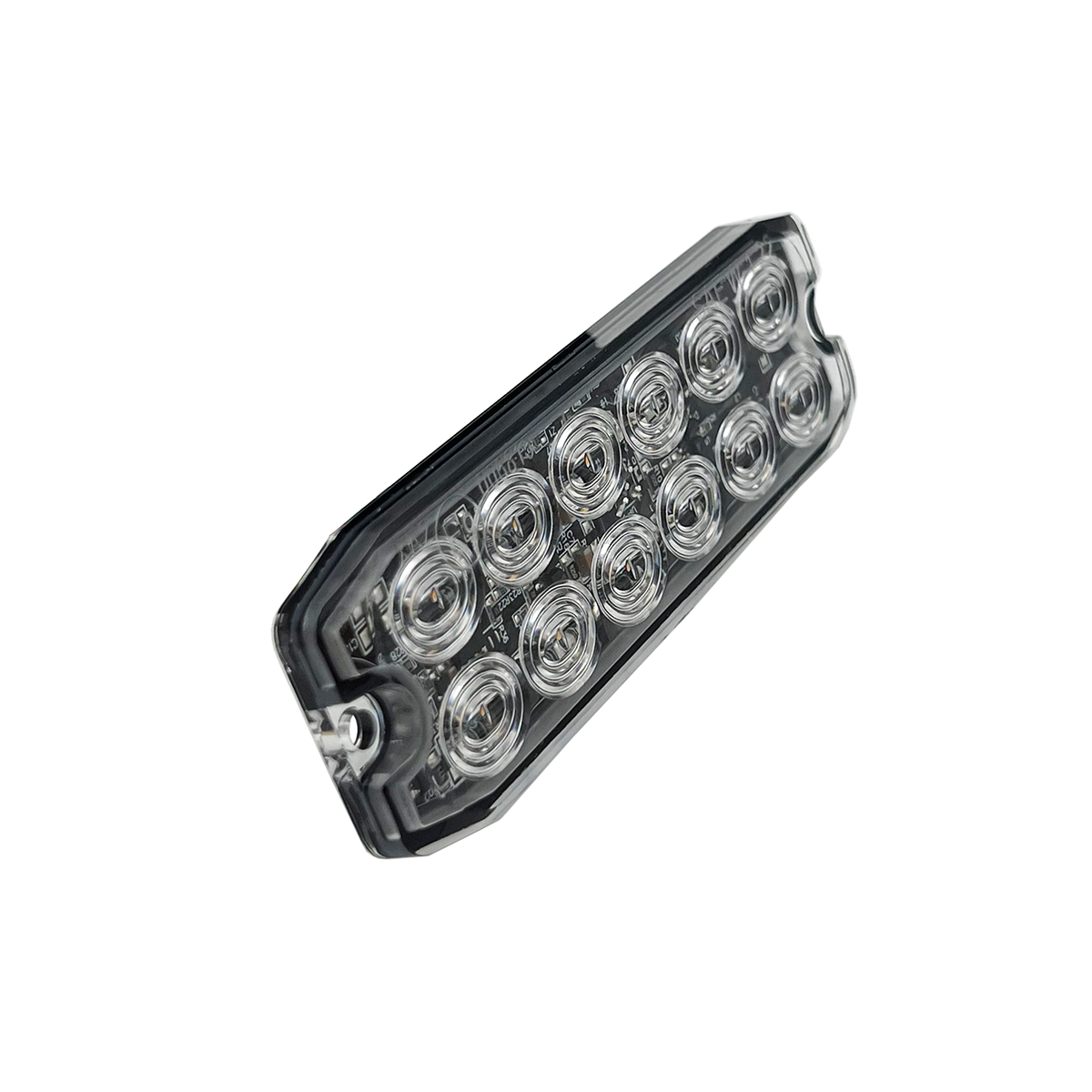 Feu flash extra plat 12 leds