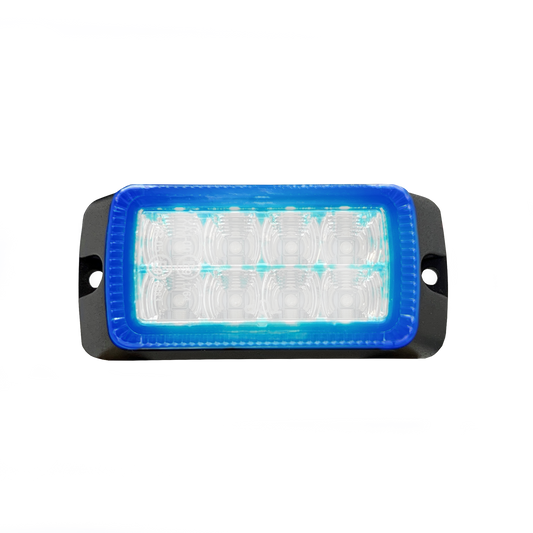 Feu de pénétration bleu double rangée