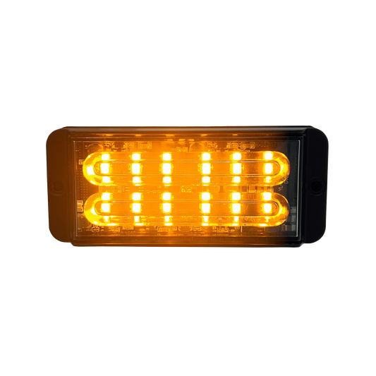 Feu de pénétration orange 2 rangées de leds
