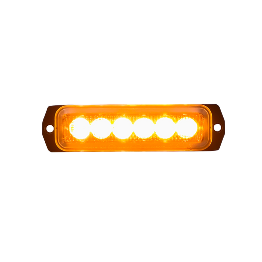 Feu de pénétration orange horizontal et vertical
