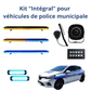 Kit de signalisation pour véhicule de police municipale