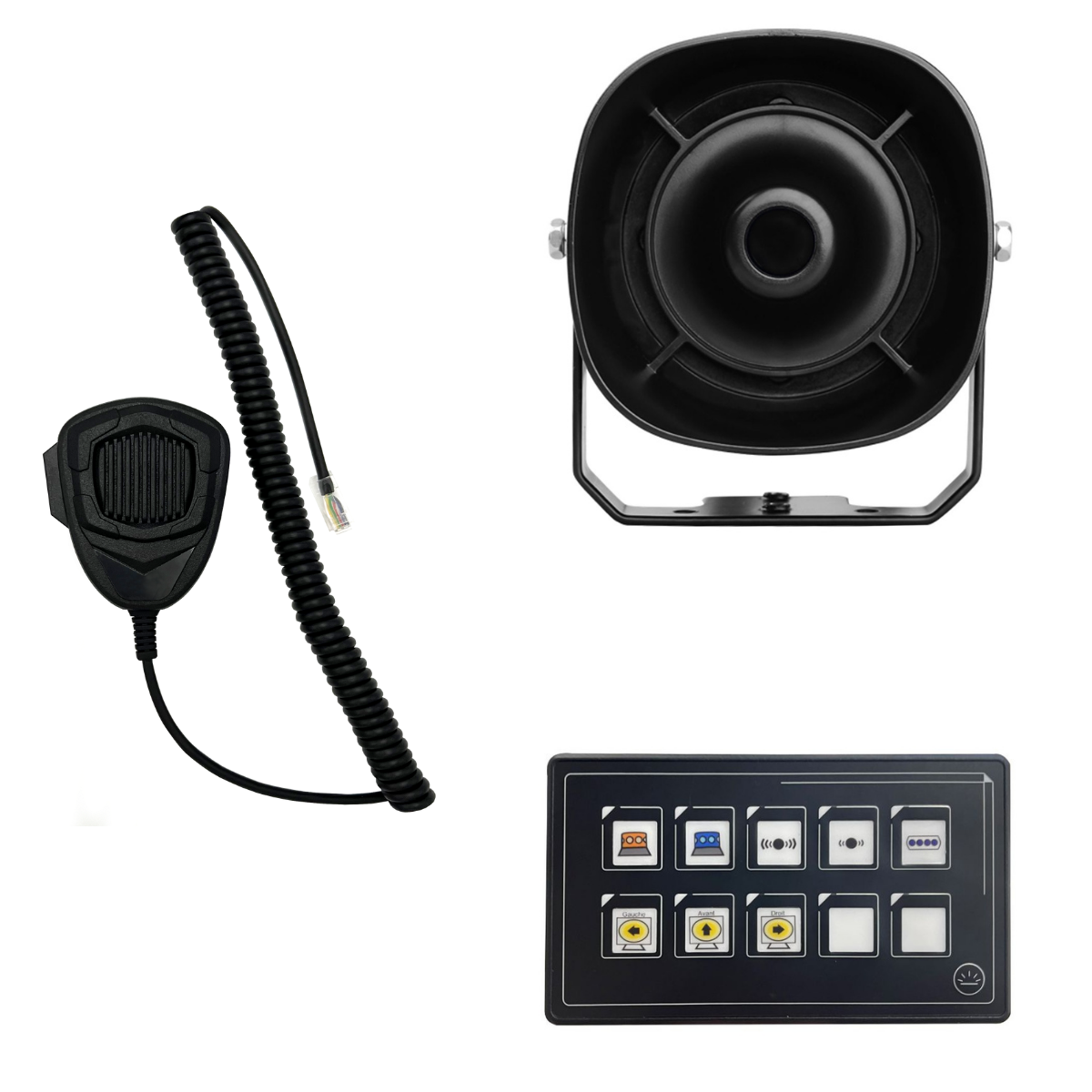 Kit de signalisation pour véhicule de police municipale