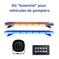 Kit de signalisation pour véhicule de pompiers