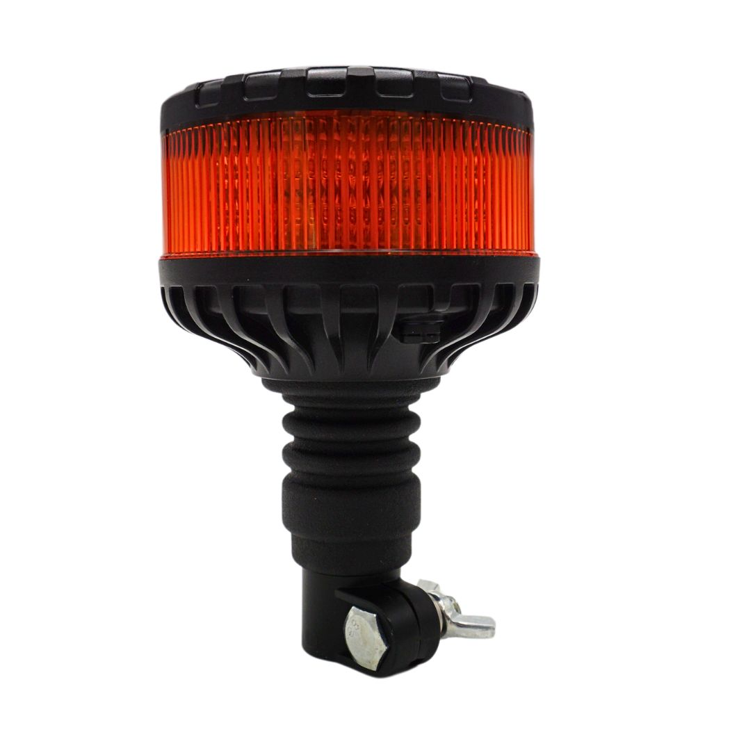 Gyrophare leds orange Classe 2 sur hampe