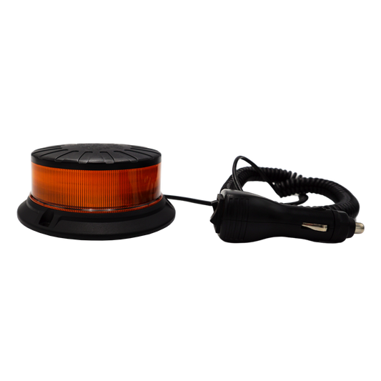 Gyrophare Led Extra plat à fixation magnétique orange Classe 2