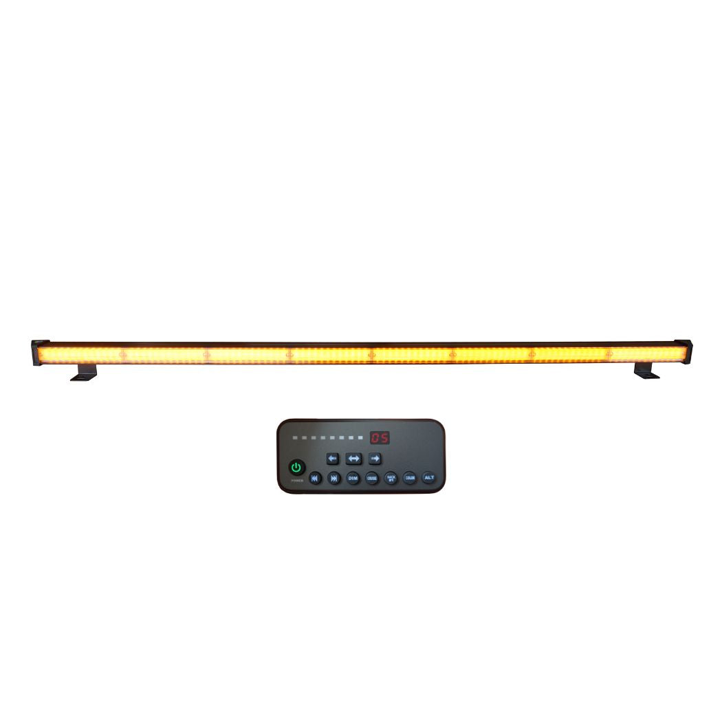 Rampe défilante orange 8 modules leds avec boiter