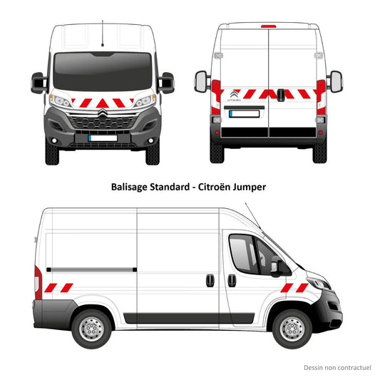 Kit balisage pré-découpé pour Jumper