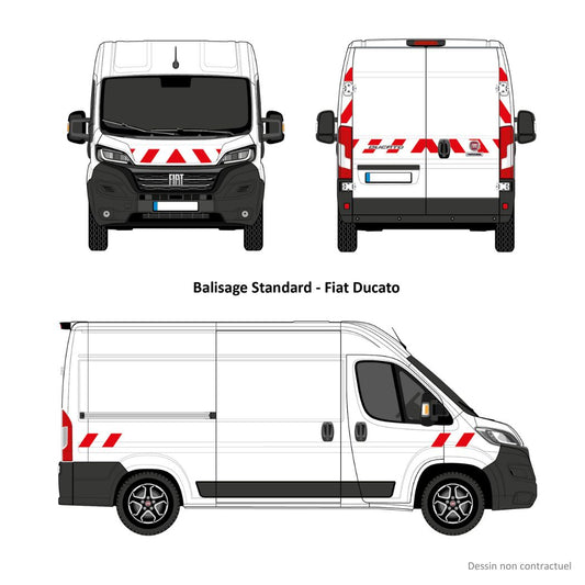 Kit balisage pré-découpé pour Ducato